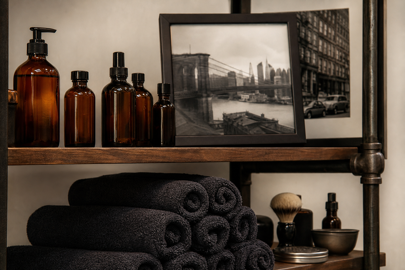 Inside the NORTH CUT shop